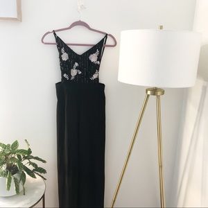 High Waisted Sequin Jumpsuit
